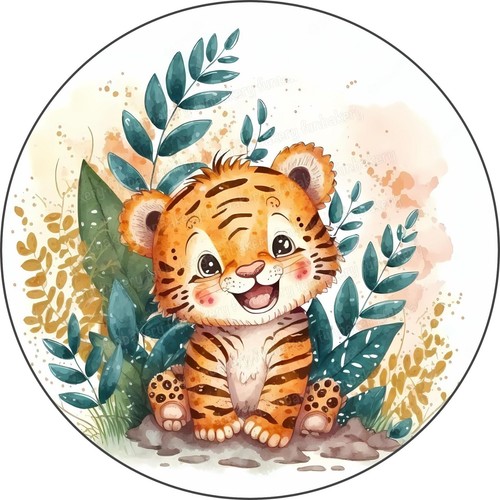 Tiger baby tortenaufleger - tiger,