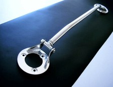 Für BMW E36 3er 6 Zylinder Aluminium Alu Domstrebe Verstellbar Poliert Vorn Oben