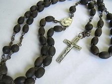 Antik Rosenkranz mit Holz