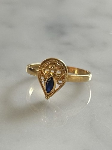 Karat gelbgold träne - 22,