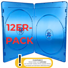 12 Blu-ray Leerhüllen 7mm