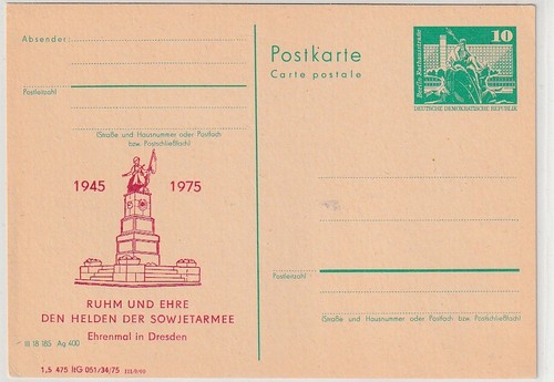 Ddr privatganzsache ruhm - ddr, und
