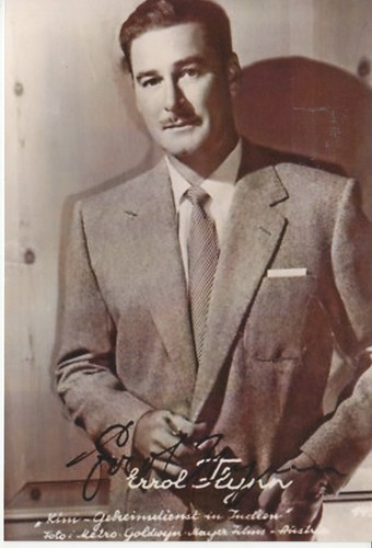 Errol flynn autogramm - errol, ++autogramm++