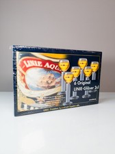Linie Aquavit® 6 Original Gläser 2cl Stamper Kurze Shots NEU OVP Bar Set Vintage