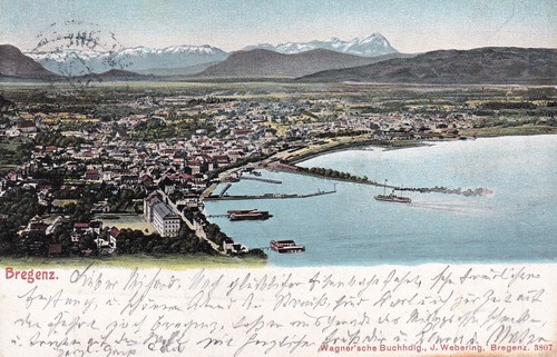 Postkarte bregenz panorama - postkarte, /