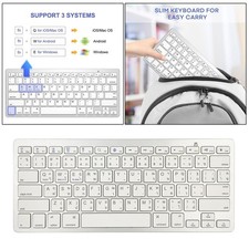 Silberne mini thai tastatur - silberne,