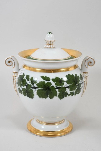 Meissen weinlaub amphora - amphora, mit
