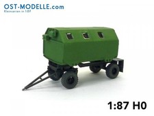 Anhänger HL50.78 ND LAK ll Koffer NVA grün 1:87 H0 DDR LPG 