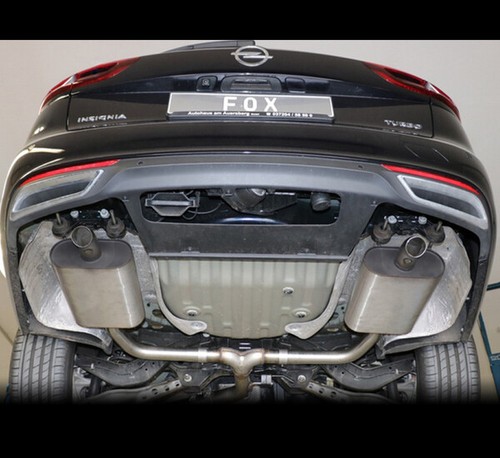 Fox duplex sportauspuff - duplex, opel