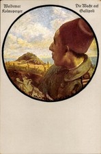 Künstler Ak Waldemar Kolmsperger, Die Wacht auf Gallipoli,... - 10984804