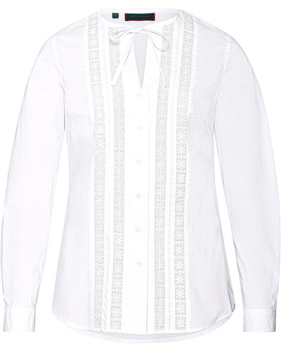 Reitmayer bluse mit spitze - bluse,