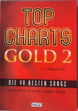 TOP CHARTS GOLD 2 - Die 40 besten Songs - Hage + 2 CD + Texte