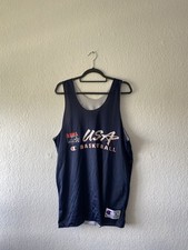 NBA Dream Team USA Basketball Magic Johnson Herren Trikot Champion Vintage 90er