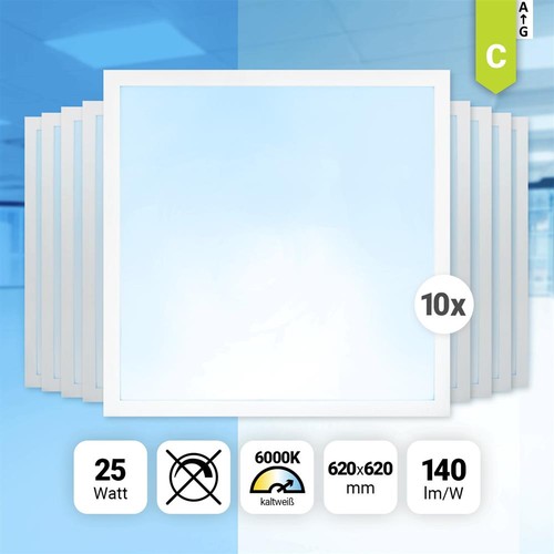 10x led panel 62x62cm - 10x,