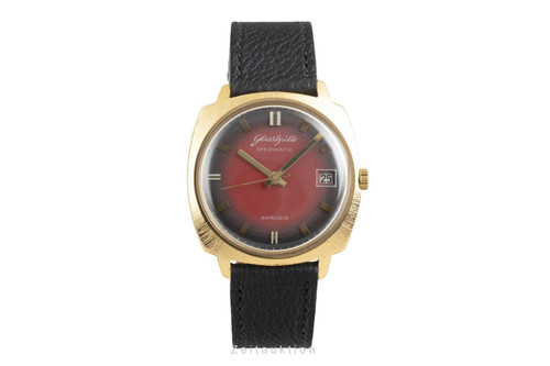 Glashütte spezimatic red dial - glashütte,