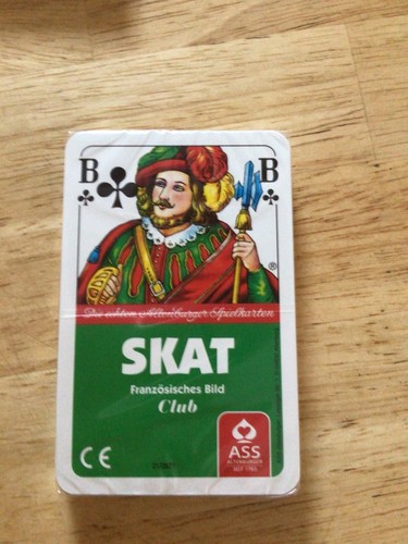 Skat karten blatt von - ,