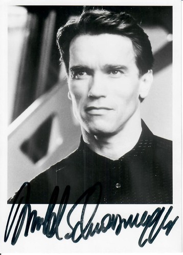 Original autogramm arnold - original,