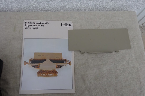 Blinden schreibmaschine erika - blinden,
