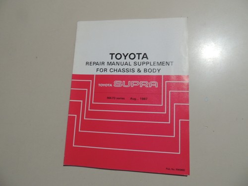 1987 repair manual - 08.1987,