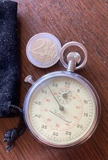 Slalom, vintage mechanische Stoppuhr, Werk gereinigt + geölt, gut erhalten