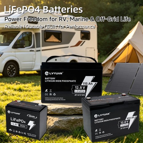 Lifepo4 lithium batterie - 12.8v,