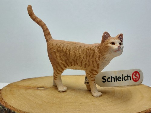 Schleich katze rot braun - katze,, rot-braun