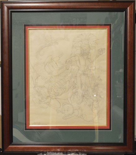 Original art carl barks - original,