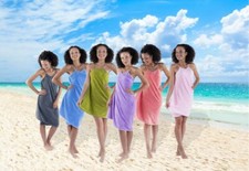 Damen Handtuchkleid mit