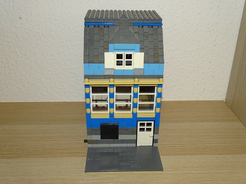 Lego wohnhaus blau - wohnhaus, in