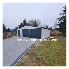 8x7 GEÄRETESCHUPPEN Blechgarage Gartenhütte Gartenkonstruktion Metallgarage