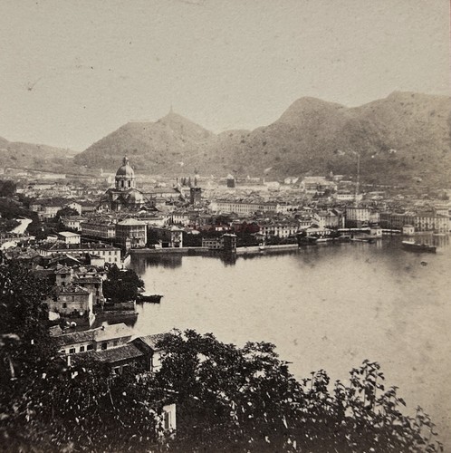 Italien como panorama foto - como,