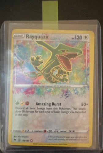 Pokémon rayquaza amazing rare - amazing,