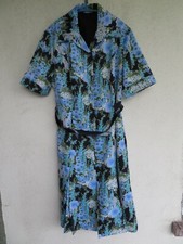 Kleid mit Lackgürtel Gr. 44