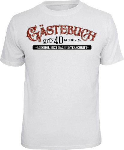 Shirt gästebuch mein - t-shirt,