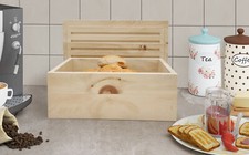 Brotbox Zirben Holzbrotkasten Schneidebrett Brotkorb Brotaufbewahrung Brotkiste