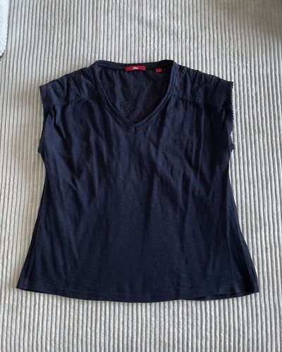 Oliver bluse dunkelblau mit - dunkelblau,