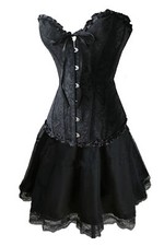 Corsage Kleid Mini Rock