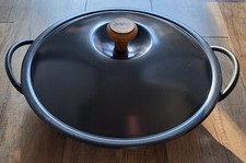 Wok Gusseisen massive Qualität Wokpfanne Durchmesser ca. 37 cm von KÜCHENPROFI