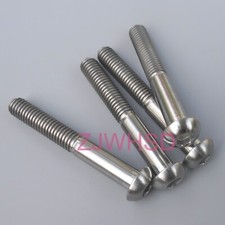 4pcs M6 x 45mm Titanium Pan