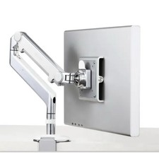 Humanscale M2 - Bildschirm Halterung in Weiß mit Tischklemme