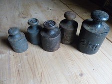  5 x Altes,Antikes Gewicht 5kg