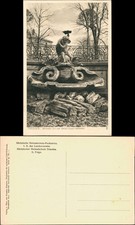 Ansichtskarte Innere Altstadt-Dresden Brühlsche Terrasse - Brunnen 1928