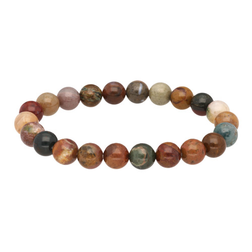 Ozeanjaspis kugelarmband 8 - |,