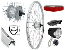 24" Vorderrad Laufrad