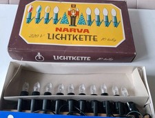  DDR Narva Lichterkette 3 Ersatzlampen OVP Weinachten 