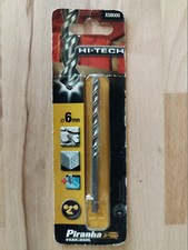 Piranha Black&Decker Hi-Tech Bohrer Beton Stein Granit 6 mm Länge 100 mm NEU