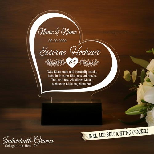 Geschenk eiserne hochzeit - geschenk,