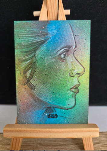 Star wars leia organa topps - star,