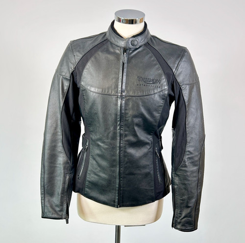 Triumph vintage schwarze leder - vintage,