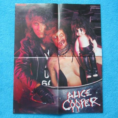 Alice cooper poster bravo - alice,